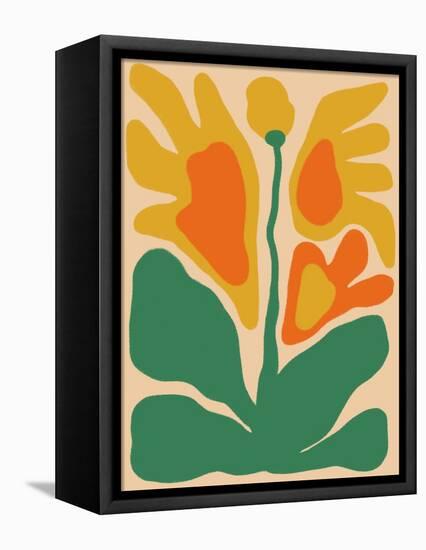 Retro Flower Print III-Dariia Khotenko-Framed Premier Image Canvas