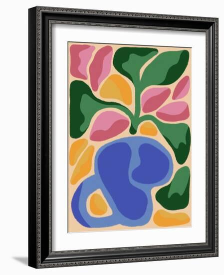 Retro Flower Print VIII-Dariia Khotenko-Framed Photographic Print