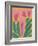 Retro Flower Print-Dariia Khotenko-Framed Photographic Print