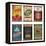 Retro Food Cans Collection-Lukeruk-Framed Stretched Canvas