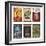 Retro Food Cans Collection-Lukeruk-Framed Art Print