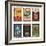 Retro Food Cans Collection-Lukeruk-Framed Art Print