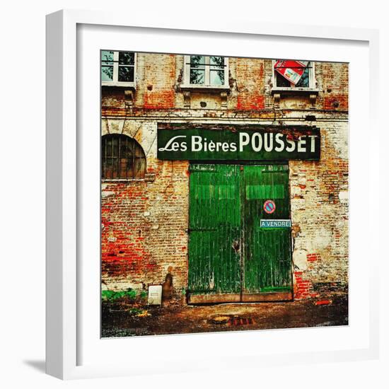 Retro French Street Cafe-Salvatore Elia-Framed Photographic Print