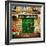 Retro French Street Cafe-Salvatore Elia-Framed Photographic Print