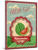 Retro Fresh Food Poster Design-Catherinecml-Mounted Art Print
