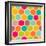 Retro Geometric Hexagon Pattern-Victoria Kalinina-Framed Art Print