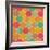 Retro Geometric Seamless Pattern With Seamless Texture-Heizel-Framed Art Print