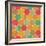 Retro Geometric Seamless Pattern With Seamless Texture-Heizel-Framed Art Print