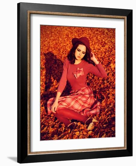 Retro Girl-Nadja Berberovic-Framed Photographic Print