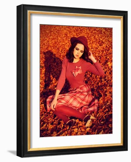 Retro Girl-Nadja Berberovic-Framed Photographic Print