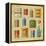 Retro Grocery Set-Oleg Iatsun-Framed Stretched Canvas