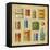 Retro Grocery Set-Oleg Iatsun-Framed Stretched Canvas