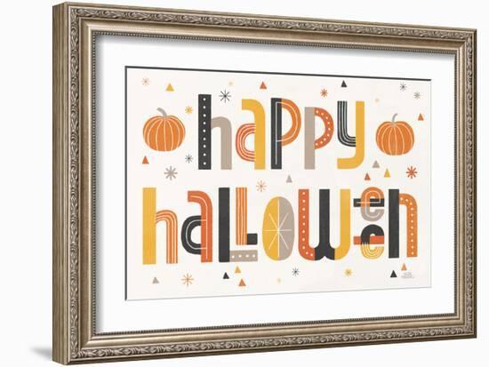 Retro Halloween I-Laura Marshall-Framed Art Print