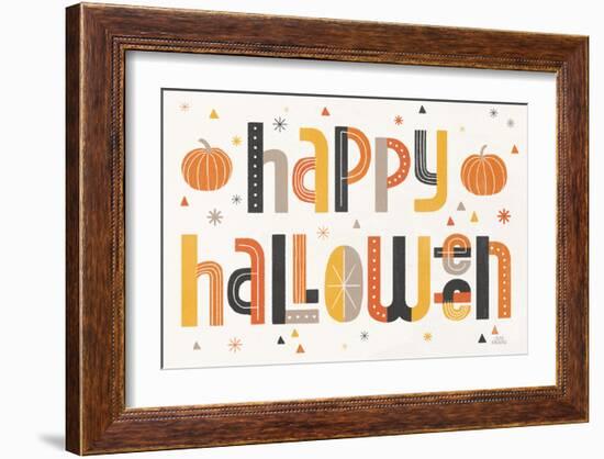 Retro Halloween I-Laura Marshall-Framed Art Print