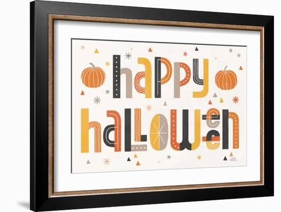 Retro Halloween I-Laura Marshall-Framed Art Print