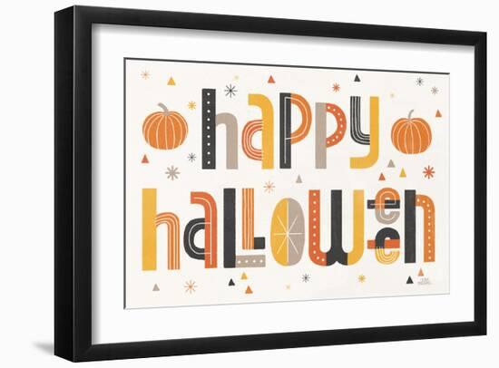 Retro Halloween I-Laura Marshall-Framed Art Print