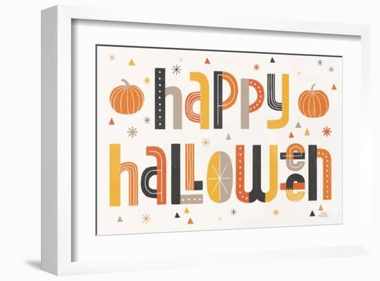 Retro Halloween I-Laura Marshall-Framed Art Print