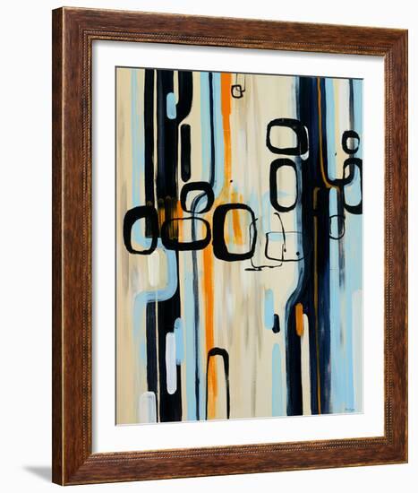 Retro I-Bridges-Framed Giclee Print