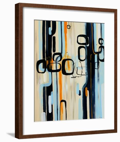 Retro I-Bridges-Framed Giclee Print