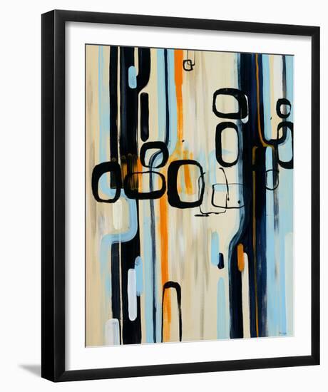 Retro I-Bridges-Framed Giclee Print