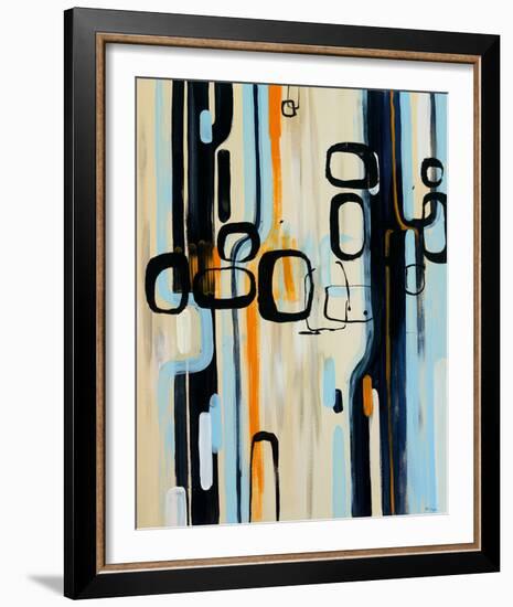 Retro I-Bridges-Framed Giclee Print