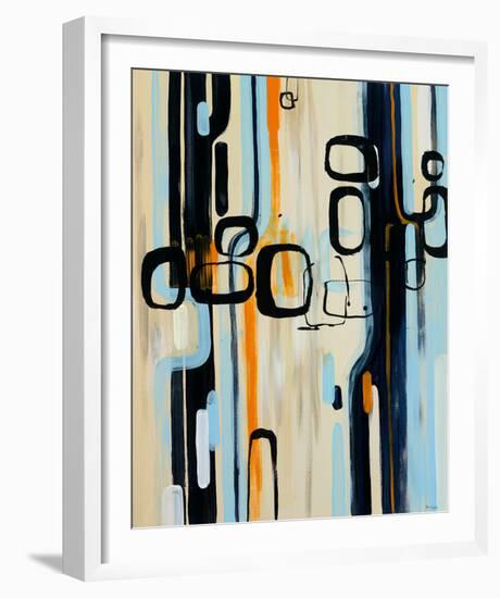 Retro I-Bridges-Framed Giclee Print