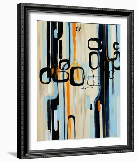 Retro I-Bridges-Framed Giclee Print