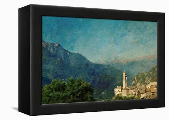 Retro Image of a Pastoral Scene-nagib-Framed Stretched Canvas