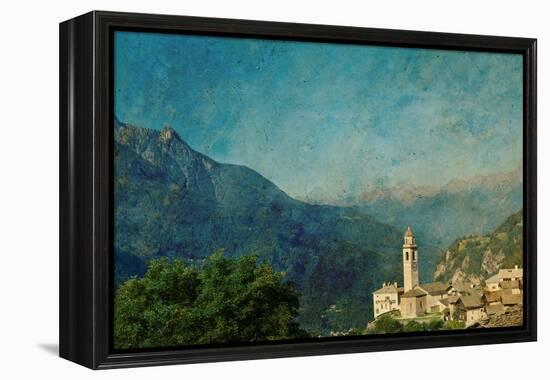 Retro Image of a Pastoral Scene-nagib-Framed Stretched Canvas