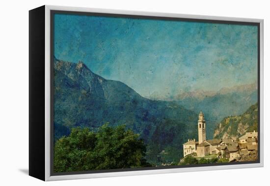 Retro Image of a Pastoral Scene-nagib-Framed Stretched Canvas