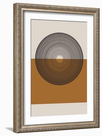 Retro Landscape-THE MIUUS STUDIO-Framed Giclee Print