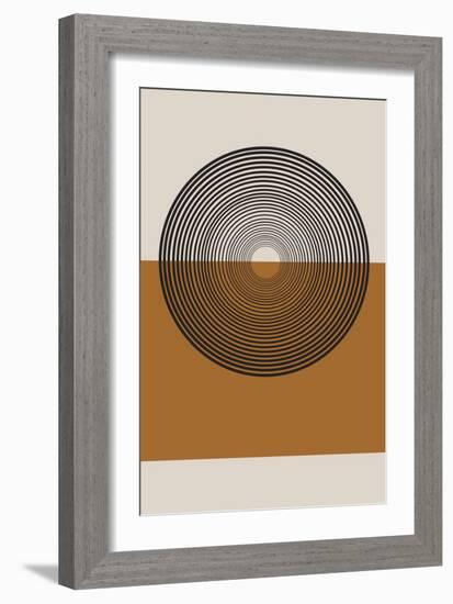 Retro Landscape-THE MIUUS STUDIO-Framed Giclee Print