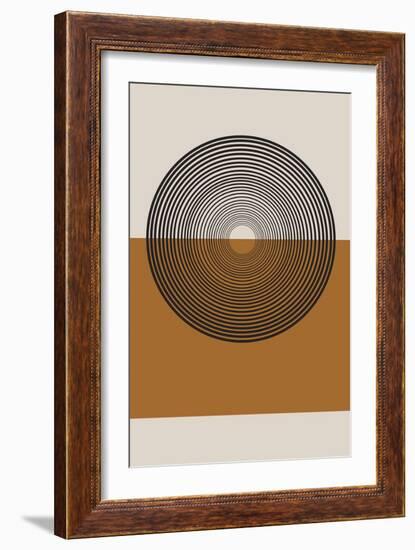 Retro Landscape-THE MIUUS STUDIO-Framed Giclee Print