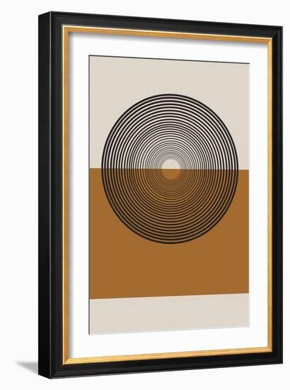 Retro Landscape-THE MIUUS STUDIO-Framed Giclee Print