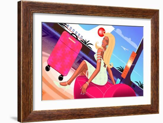 Retro Lifestyle XXXVIII-Fernando Palma-Framed Premium Giclee Print