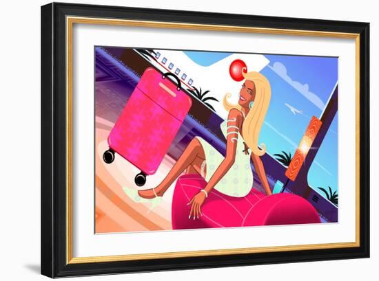 Retro Lifestyle XXXVIII-Fernando Palma-Framed Premium Giclee Print