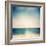 Retro Medium Format Photo. Sunny Day On The Beach. Grain, Blur Added As Vintage Effect-donatas1205-Framed Art Print