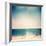 Retro Medium Format Photo. Sunny Day On The Beach. Grain, Blur Added As Vintage Effect-donatas1205-Framed Art Print