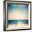 Retro Medium Format Photo. Sunny Day On The Beach. Grain, Blur Added As Vintage Effect-donatas1205-Framed Art Print