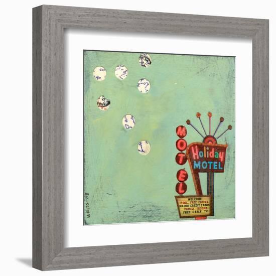 Retro Motel-Jan Weiss-Framed Art Print