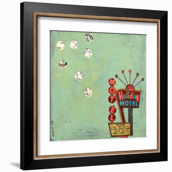 Retro Motel-Jan Weiss-Framed Art Print