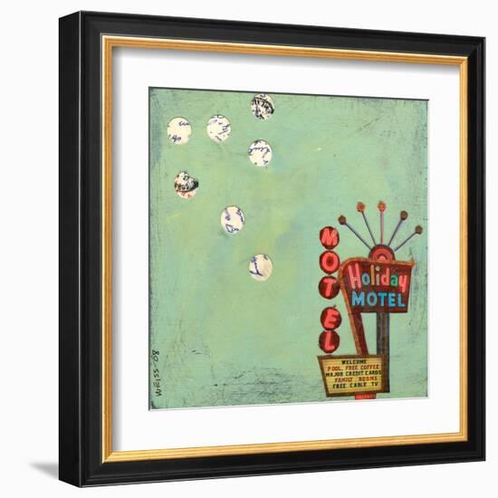 Retro Motel-Jan Weiss-Framed Art Print