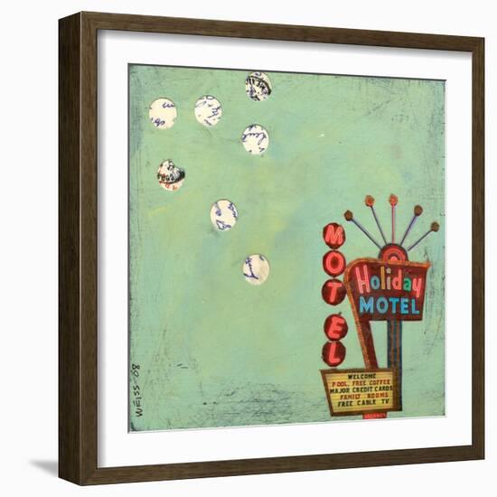 Retro Motel-Jan Weiss-Framed Premium Giclee Print