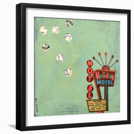 Retro Motel-Jan Weiss-Framed Premium Giclee Print