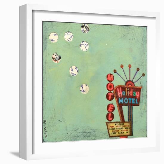 Retro Motel-Jan Weiss-Framed Premium Giclee Print