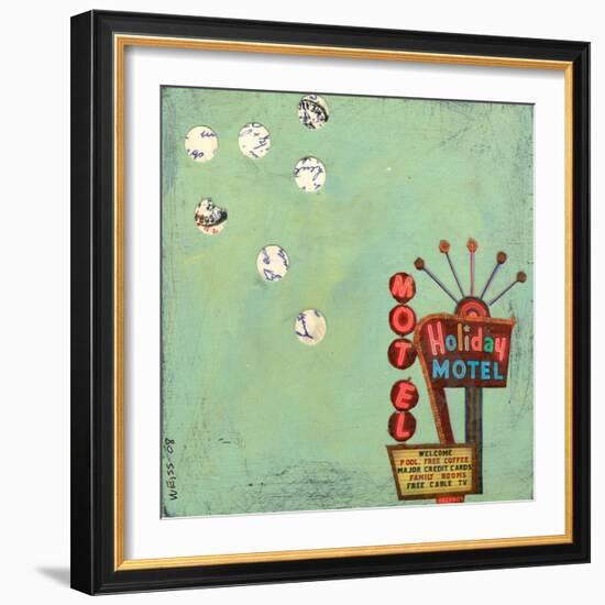 Retro Motel-Jan Weiss-Framed Premium Giclee Print