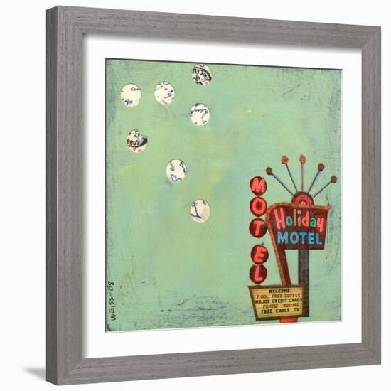 Retro Motel-Jan Weiss-Framed Art Print