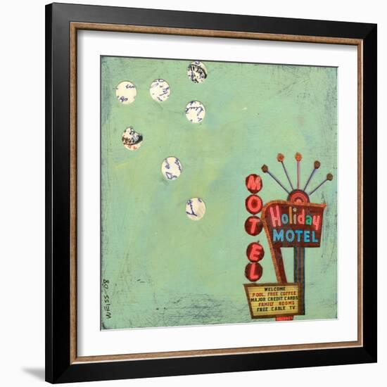 Retro Motel-Jan Weiss-Framed Art Print