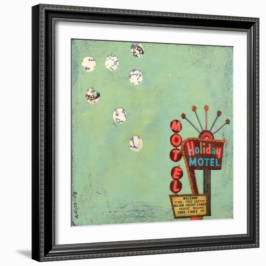 Retro Motel-Jan Weiss-Framed Art Print