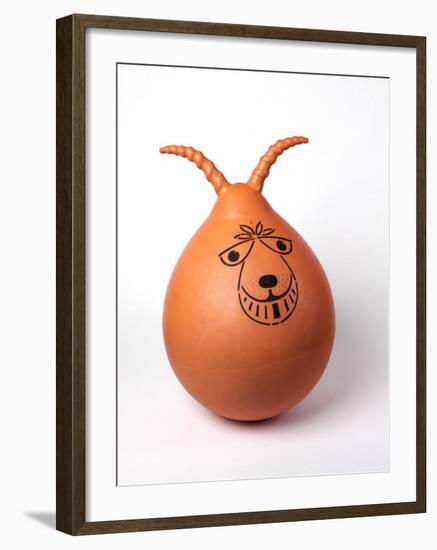 Retro Orange Spacehopper Children's Toy-null-Framed Photographic Print